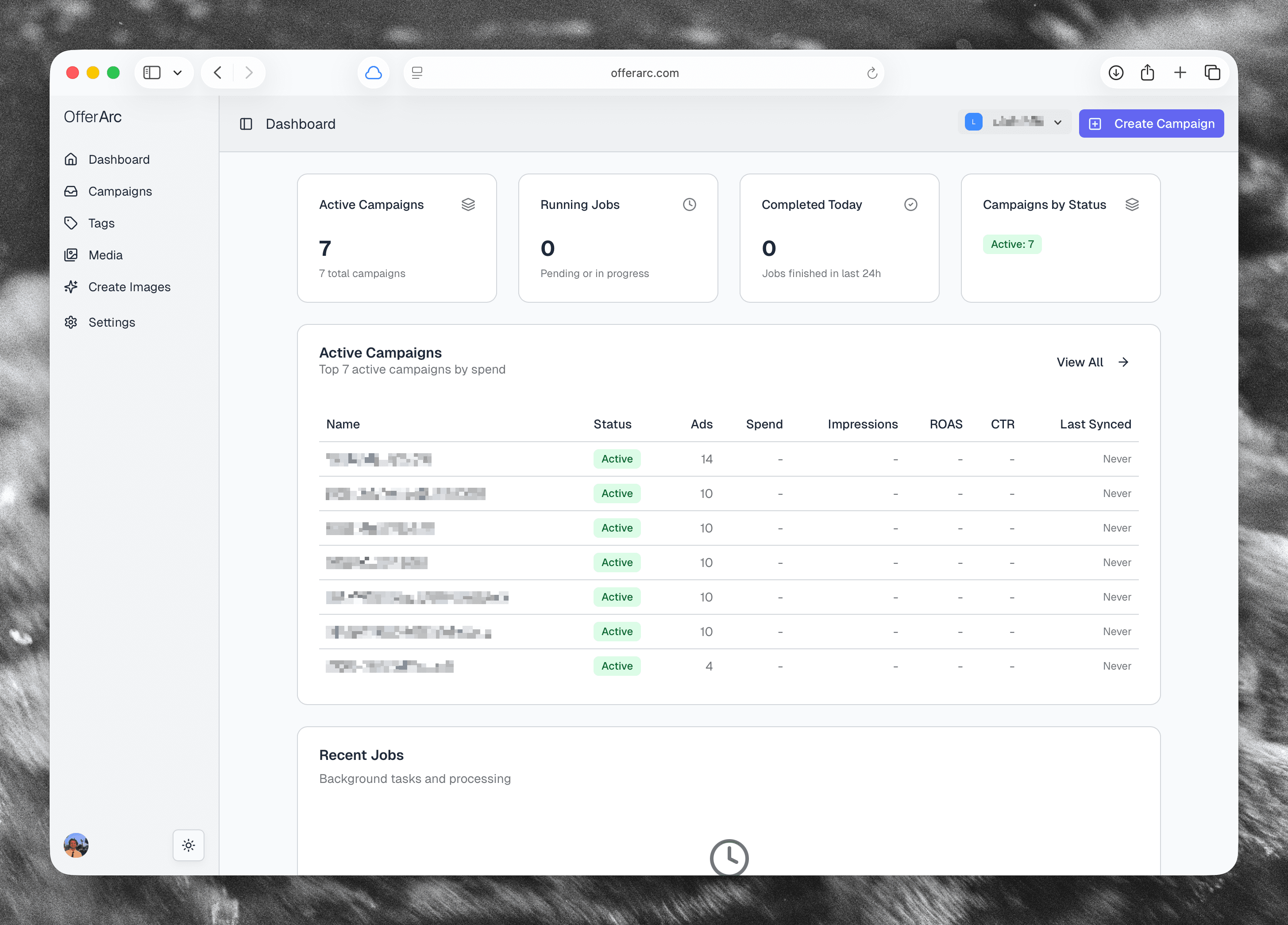 OfferArc Dashboard